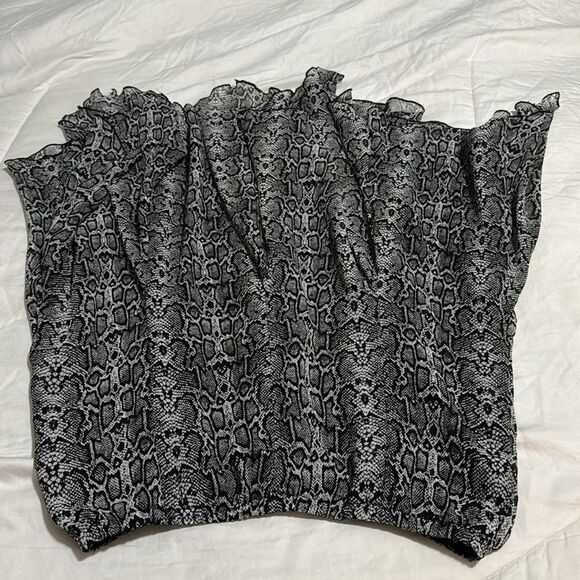 Fashion Bug Y2K Chiffon Fairy Animal Print Skirt M - Picture 6 of 7